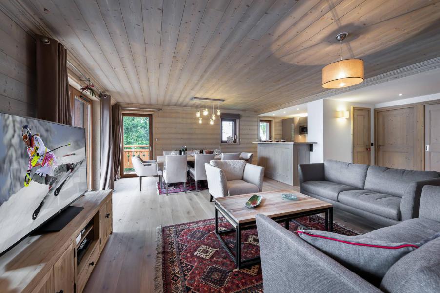 Urlaub in den Bergen 5-Zimmer-Appartment für 8 Personen (302) - Résidence Everest - Courchevel - Wohnzimmer