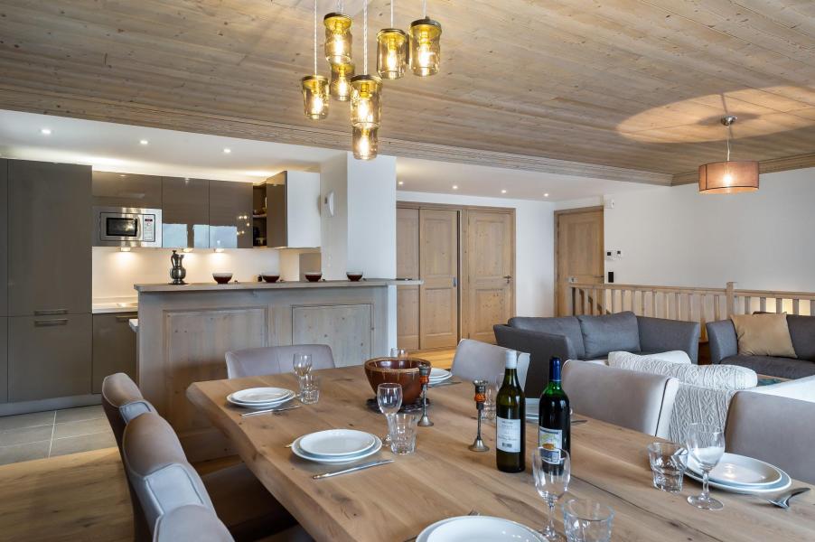 Urlaub in den Bergen 5-Zimmer-Appartment für 8 Personen (302) - Résidence Everest - Courchevel - Wohnzimmer