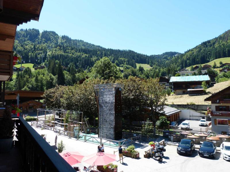 Vacances en montagne Résidence Flomatines - La Clusaz - Terrasse