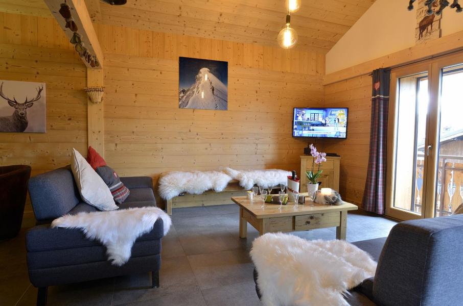 Vacances en montagne Appartement 8 pièces 14 personnes - Résidence Florence - Châtel - Séjour