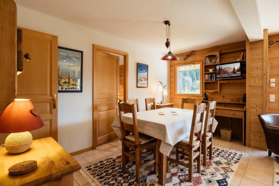 Holiday in mountain resort 4 room apartment 6 people (D1) - Résidence Florentins D - La Clusaz - Living room