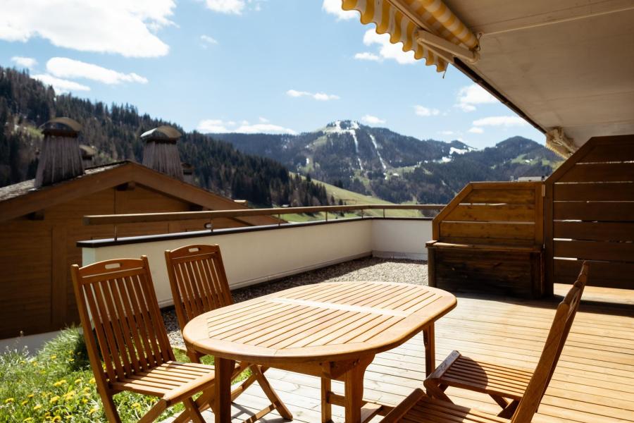 Holiday in mountain resort 4 room apartment 6 people (D1) - Résidence Florentins D - La Clusaz - Terrace