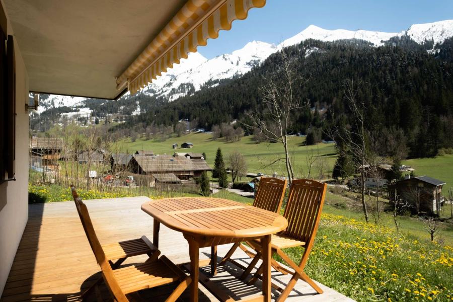 Holiday in mountain resort 4 room apartment 6 people (D1) - Résidence Florentins D - La Clusaz - Terrace