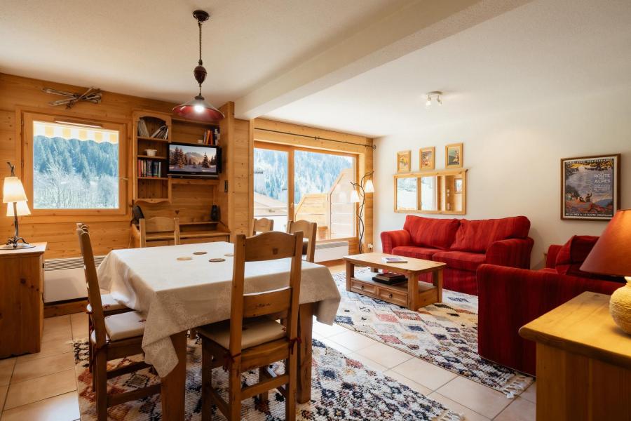 Urlaub in den Bergen 4-Zimmer-Appartment für 6 Personen (D1) - Résidence Florentins D - La Clusaz - Wohnzimmer