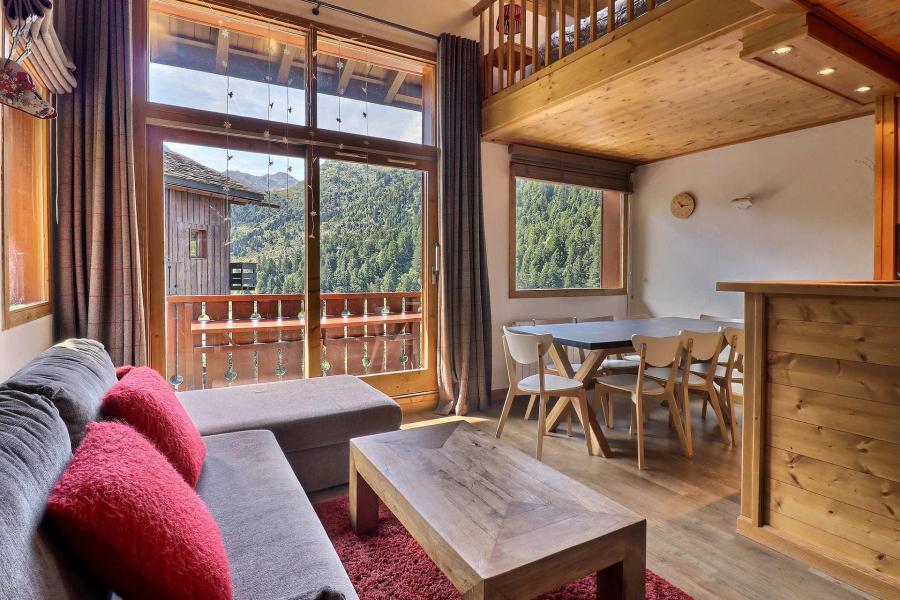 Vacances en montagne Appartement duplex 4 pièces 8 personnes (009) - Résidence Florilège - Méribel-Mottaret - Séjour