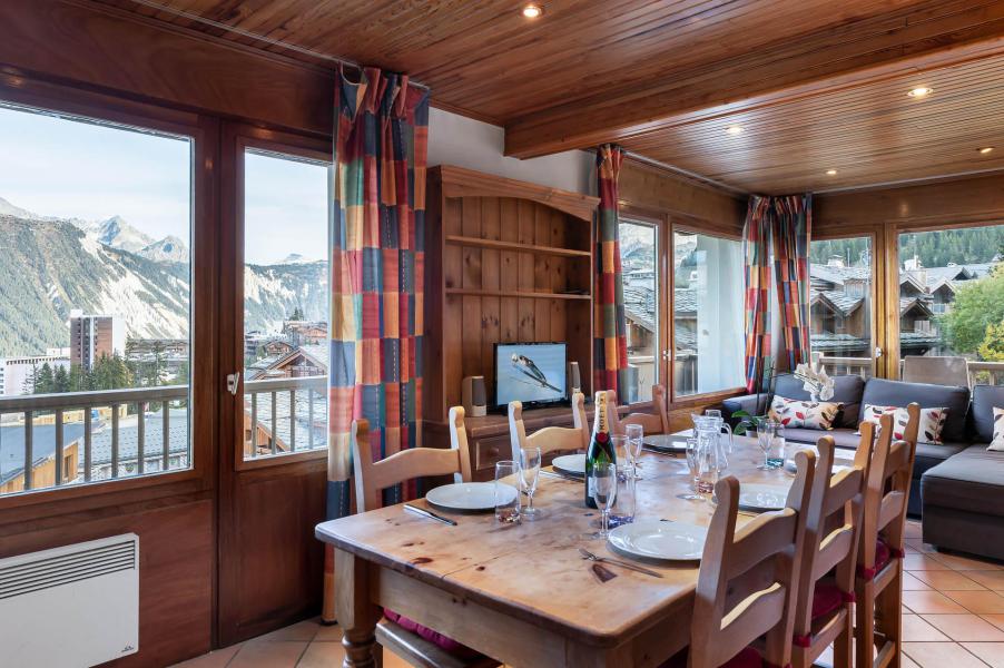 Holiday in mountain resort 3 room apartment 4 people (417) - Résidence Forêt du Praz - Courchevel - Dining area
