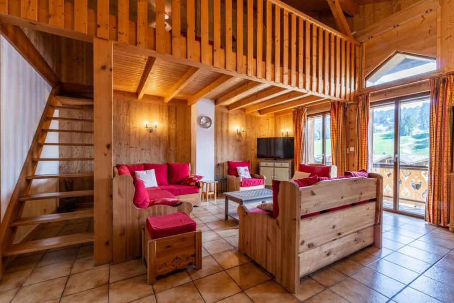 Vacaciones en montaña Apartamento 4 piezas mezzanine para 8 personas (32) - Résidence Forge - Les Gets - Estancia