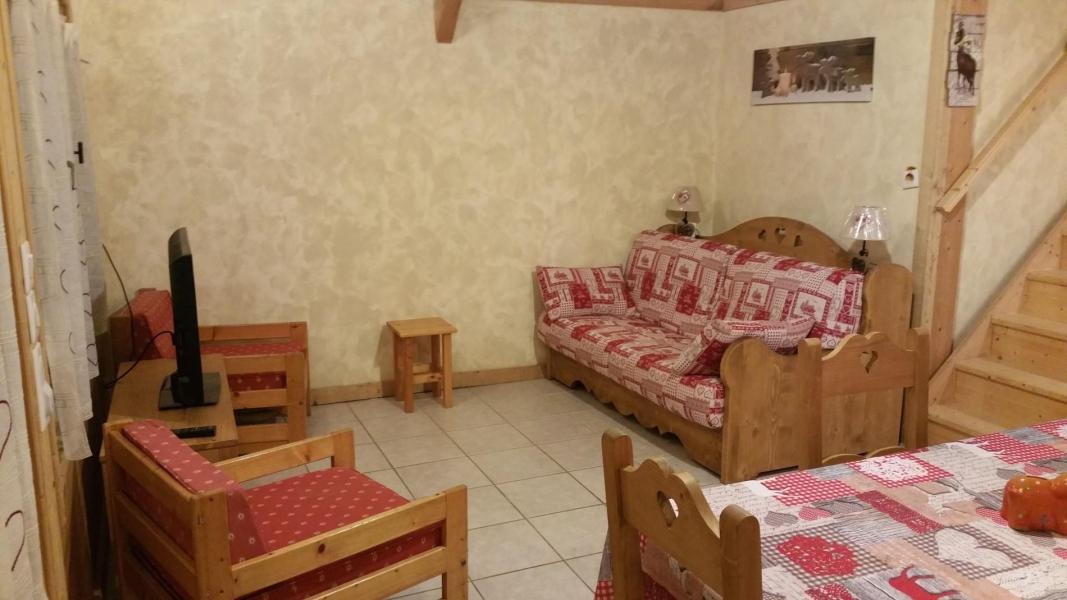 Vacances en montagne Studio mezzanine 4 personnes - Résidence Forge - Les Gets - Séjour