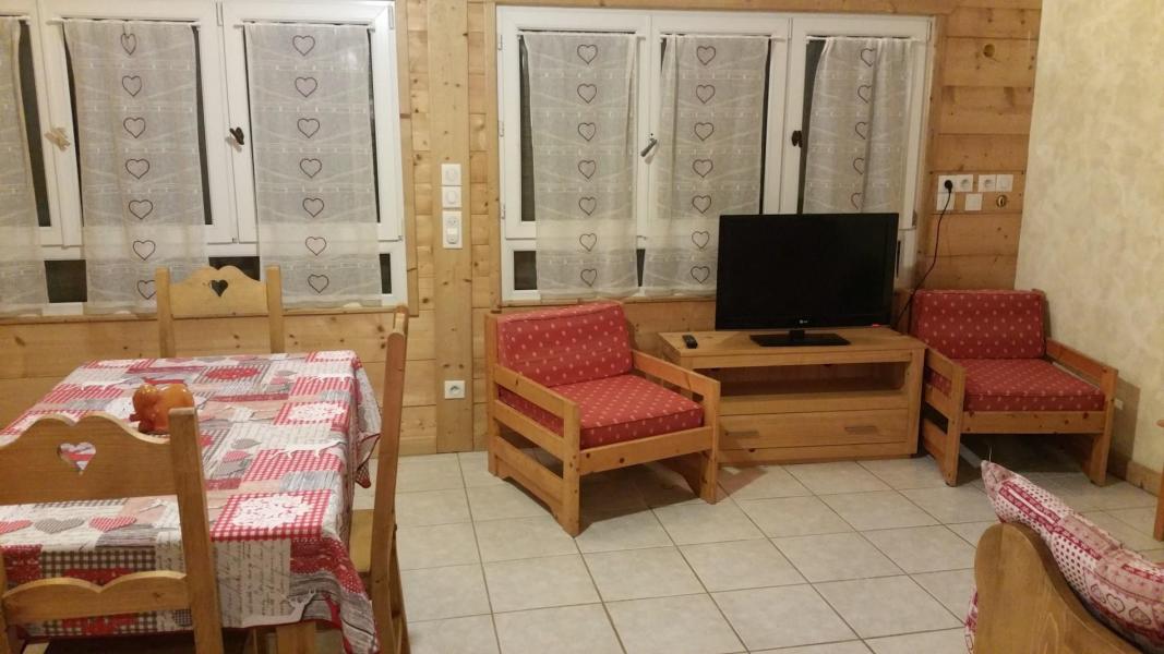 Vacances en montagne Studio mezzanine 4 personnes - Résidence Forge - Les Gets - Séjour