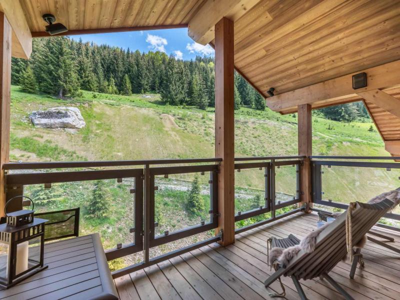 Urlaub in den Bergen 4-Zimmer-Holzhütte für 7 Personen (241) - Résidence Fritillaire - Courchevel - Balkon