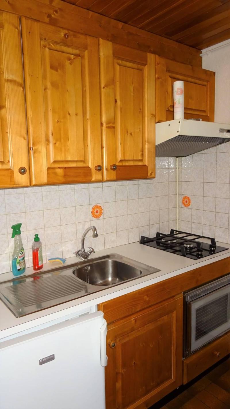 Vakantie in de bergen Appartement 2 kamers 4 personen (152) - Résidence Galaxy  - Les Gets - Keukenblok