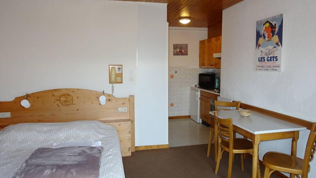 Vakantie in de bergen Studio 2 personen (161) - Résidence Galaxy  - Les Gets - Woonkamer