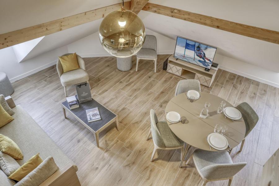 Urlaub in den Bergen Studio für 2 Personen (406) - Résidence Gallery Mont Blanc - Saint Gervais - Wohnzimmer