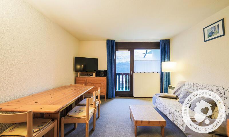 Rent in ski resort 2 room apartment 6 people (Confort 41m²-2) - Résidence Gémeaux - MH - Flaine - Living room