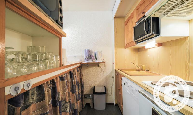 Vakantie in de bergen Appartement 2 kamers 6 personen (Confort 41m²-2) - Résidence Gémeaux - MH - Flaine - Keukenblok