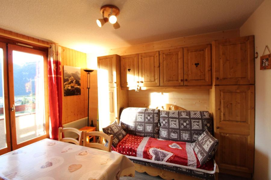 Holiday in mountain resort Studio sleeping corner 3 people (007) - Résidence Genevray - Aussois - Living room
