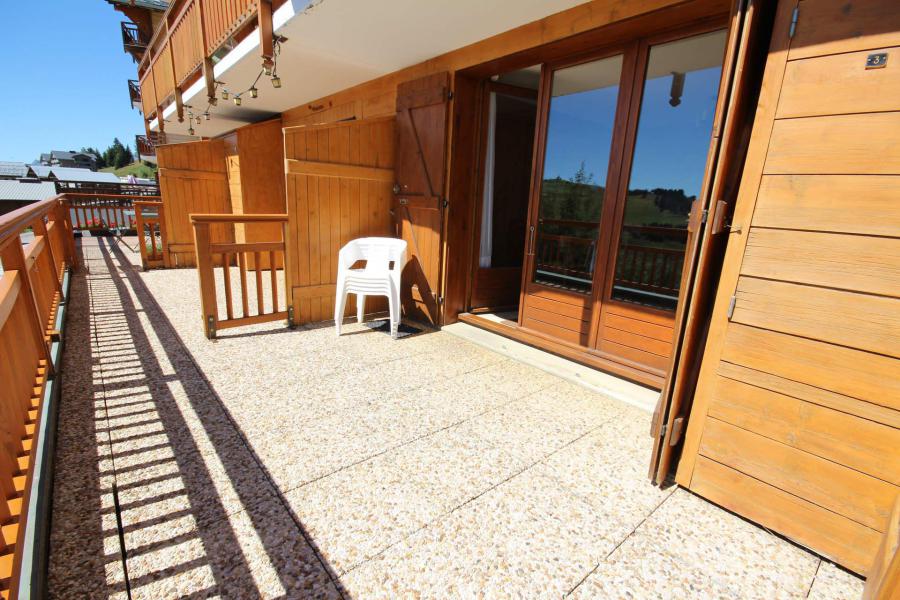 Vacanze in montagna Appartamento 2 stanze per 4 persone (003) - Résidence Genevrier - Les Saisies - Terrazza