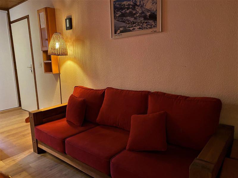 Vakantie in de bergen Appartement 3 kamers 5 personen (A2) - Résidence Gentianes - Saint Martin de Belleville - Woonkamer