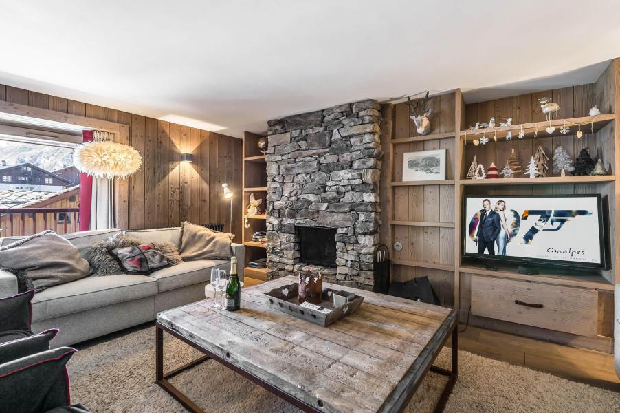 Urlaub in den Bergen 5-Zimmer-Appartment für 8 Personen (2) - Résidence Glaciers - Val d'Isère - Wohnzimmer
