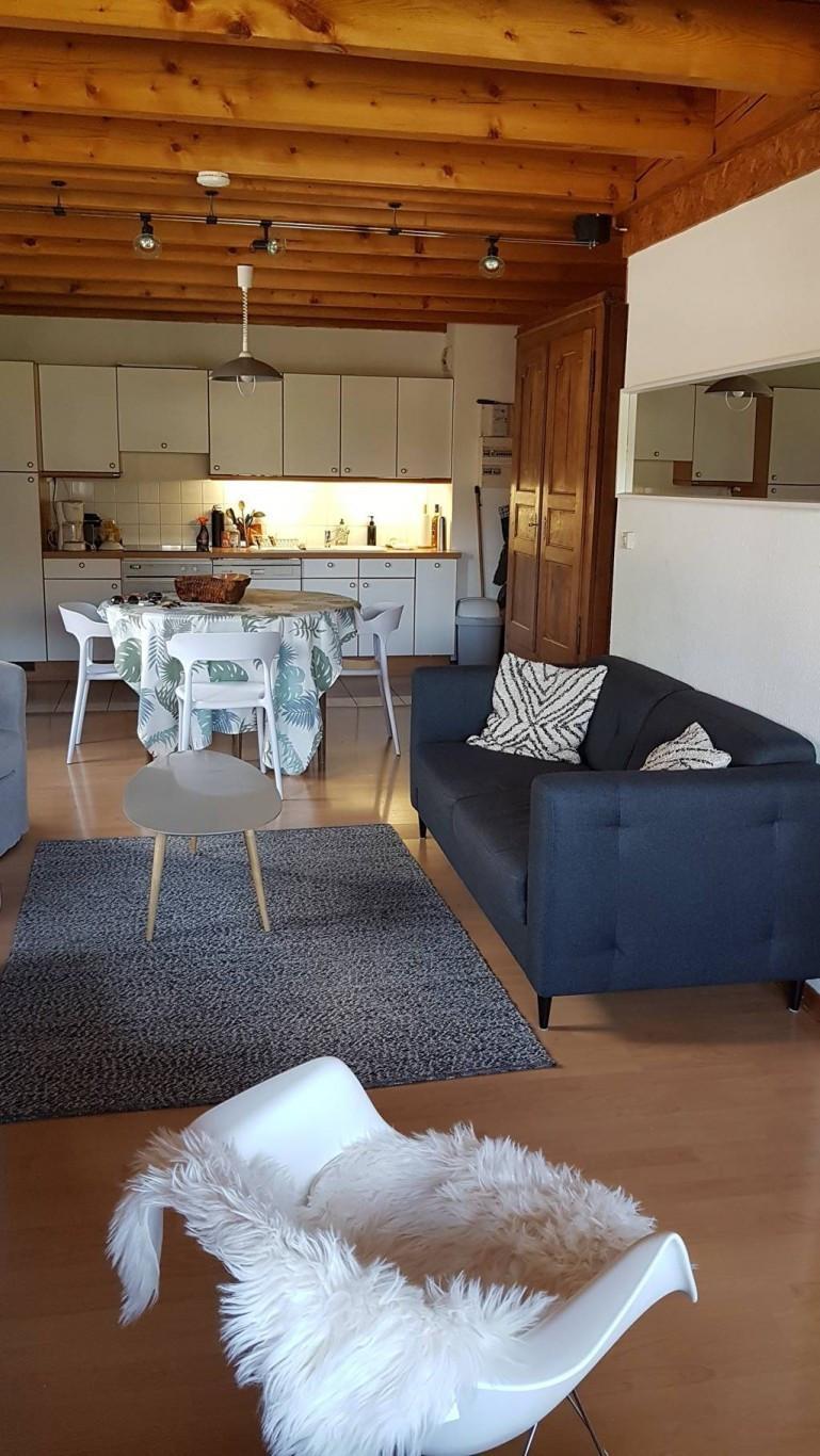 Vacaciones en montaña Apartamento 5 piezas triplex para 8 personas - Résidence Golf - Les Gets - Estancia