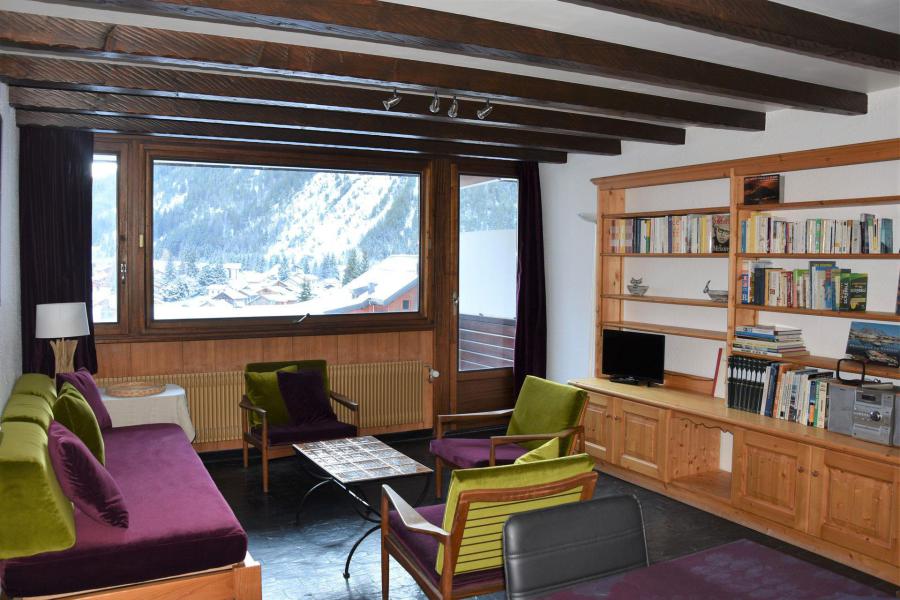 Vakantie in de bergen Appartement 3 kamers 6 personen (E3BIS) - Résidence Grand Marchet - Pralognan-la-Vanoise - Woonkamer