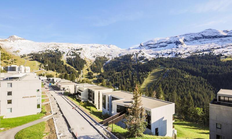 Urlaub in den Bergen 3-Zimmer-Appartment für 8 Personen (Sélection 60m²-4) - Résidence Grand Massif - MH - Flaine - Draußen im Sommer