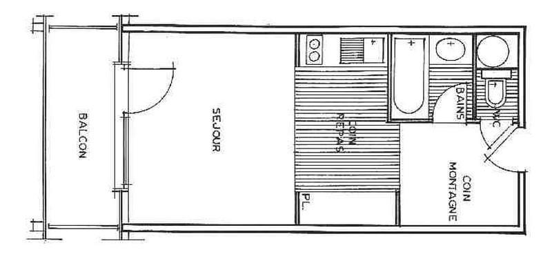 Wakacje w górach Résidence Grand Mont 1 - Les Saisies - Plan