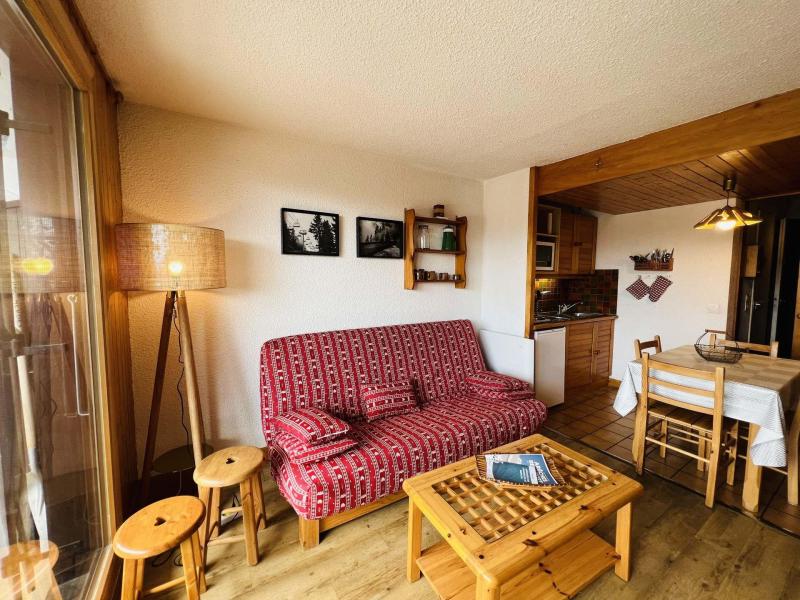 Vakantie in de bergen Studio bergnis 4 personen (1102) - Résidence Grand Mont 1 - Les Saisies - Woonkamer