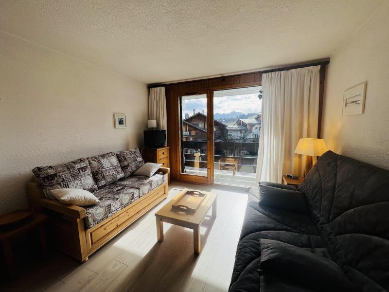 Vacanze in montagna Studio con alcova per 4 persone (1103) - Résidence Grand Mont 1 - Les Saisies - Soggiorno