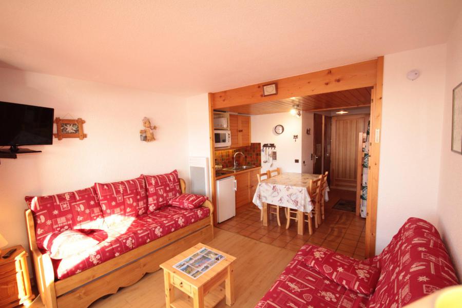 Vacanze in montagna Studio con alcova per 4 persone (1110) - Résidence Grand Mont 1 - Les Saisies - Soggiorno