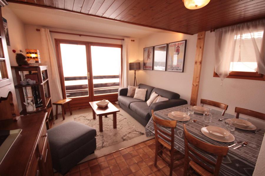 Vakantie in de bergen Appartement 2 kamers 4 personen (2207) - Résidence Grand Mont 2 - Les Saisies - Woonkamer