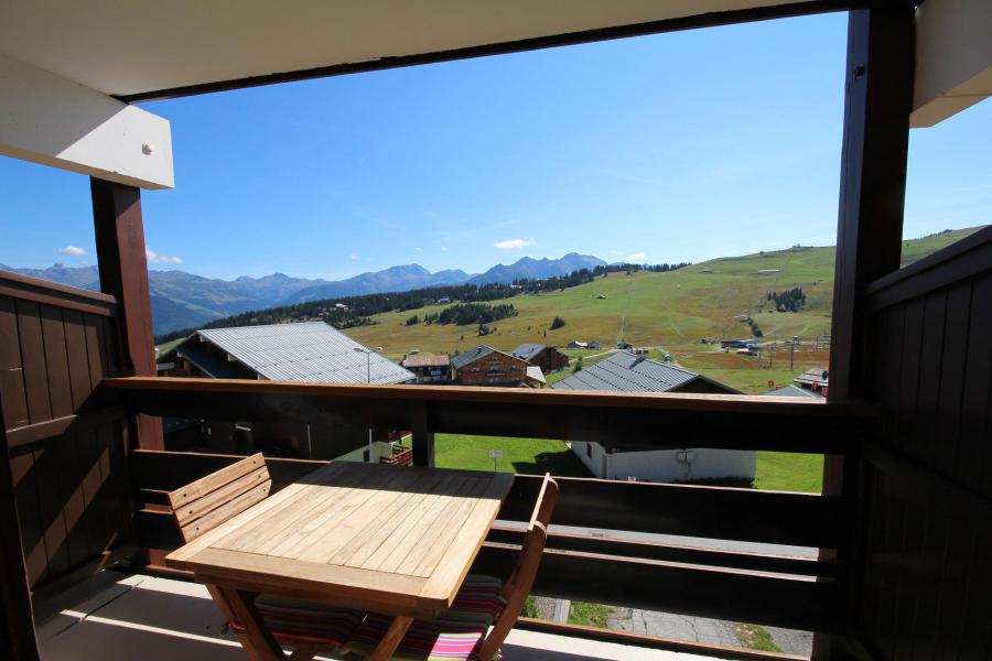 Vacances en montagne Studio coin montagne 4 personnes (4416) - Résidence Grand Mont 4 - Les Saisies - Terrasse