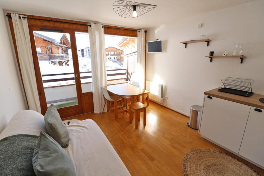 Vakantie in de bergen Studio bergnis 4 personen - Résidence Grand Paradis - Les Gets - Woonkamer