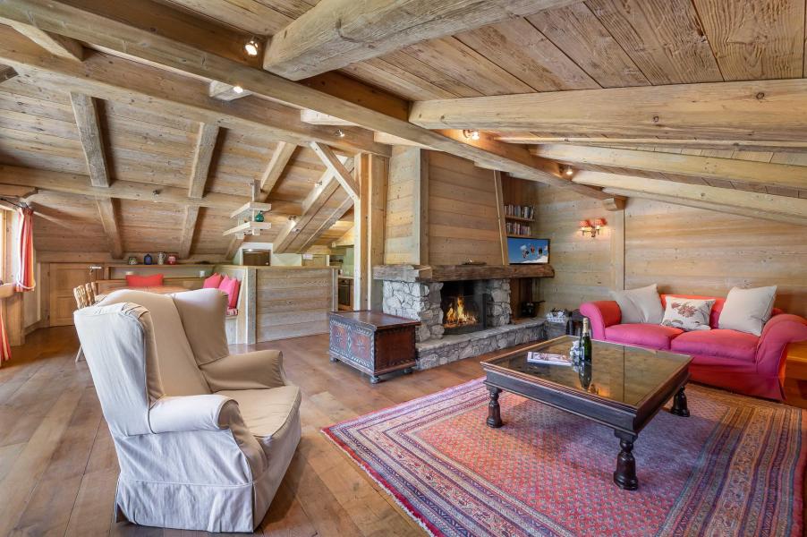 Urlaub in den Bergen 5 Zimmer Maisonettewohnung für 8 Personen (5) - Résidence Grand Tétras - Val d'Isère - Wohnzimmer