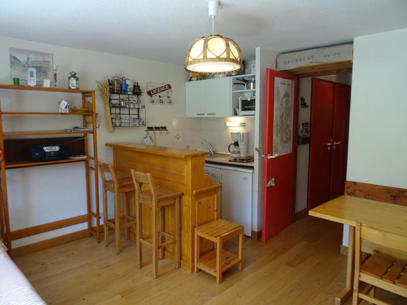 Vakantie in de bergen Studio bergnis 4 personen (021R) - Résidence Grande Ourse - Peisey-Vallandry - Woonkamer