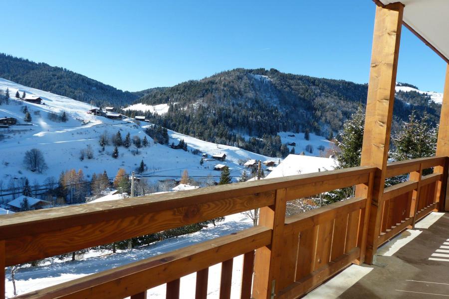 Vacances en montagne Appartement 4 pièces 8 personnes (4) - Résidence Grepon - La Clusaz - Balcon