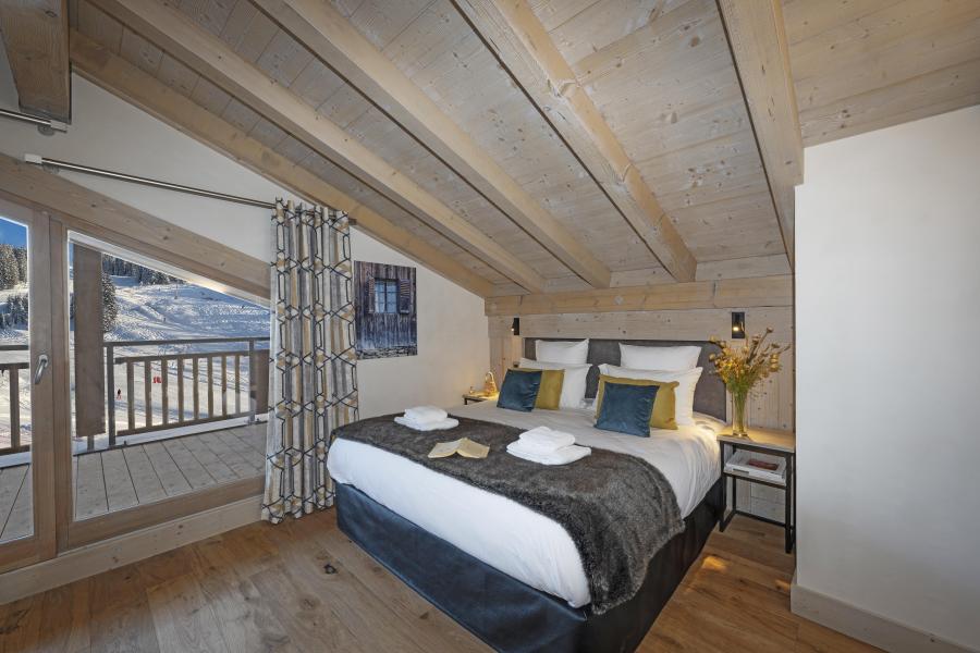 Holiday in mountain resort 3 room duplex apartment 6 people - Résidence Hameau de l'Ours - Manigod l'Etale - Bedroom