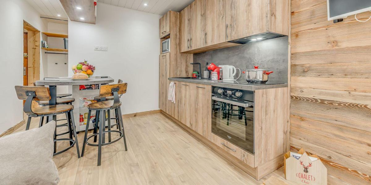 Wakacje w górach Apartament 2 pokojowy 4 osób (5P) - Résidence Hameau de Tovière - Tignes - Aneks kuchenny