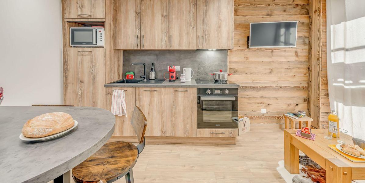 Vakantie in de bergen Appartement 2 kamers 4 personen (5P) - Résidence Hameau de Tovière - Tignes - Keukenblok