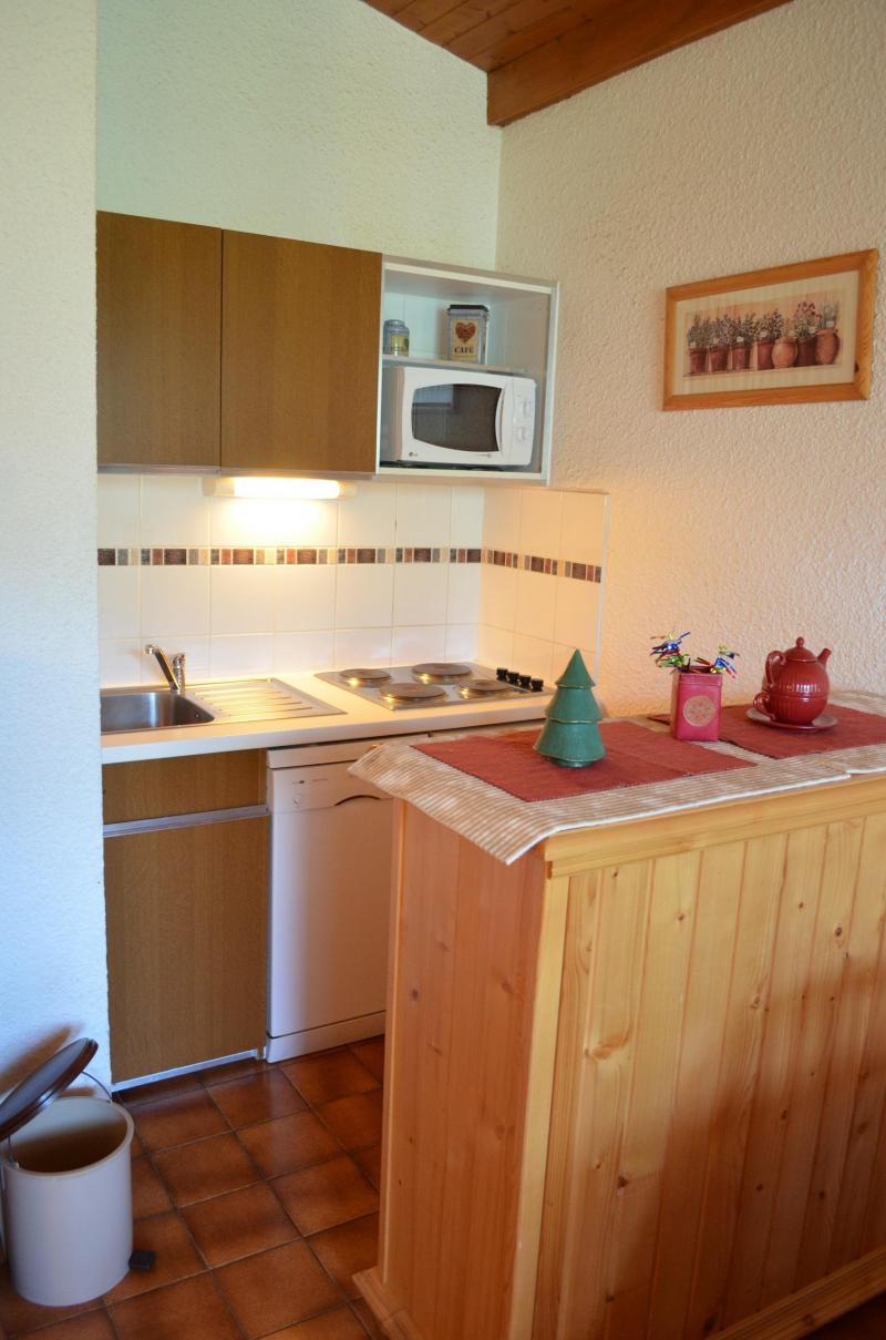 Wakacje w górach Apartament 2 pokojowy z alkową 5 osób (124C) - Résidence Hameau des Quatre Saisons - Châtel - Aneks kuchenny