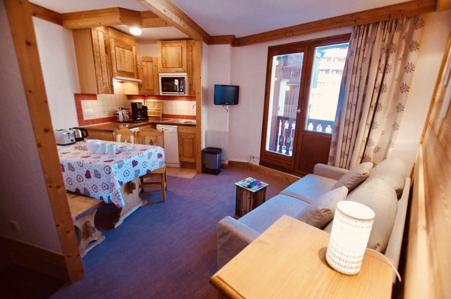 Vacances en montagne Appartement 2 pièces 4 personnes (1215) - Résidence Hameau du Borsat - Tignes - Séjour