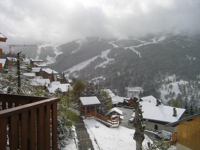 Vacaciones en montaña Apartamento 3 piezas para 6 personas (11) - Résidence Hauts de Chantemouche - Méribel - Terraza