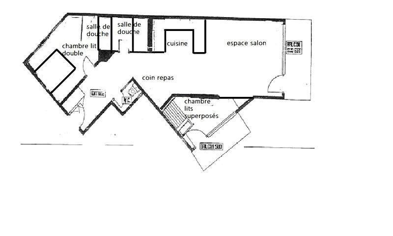 Skiverleih 3-Zimmer-Appartment für 4 Personen (53m²-1) - Résidence Hauts De Chaviere - MH - Val Thorens - Draußen im Sommer