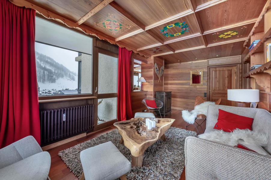 Каникулы в горах Апартаменты 4 комнат 7 чел. (49) - Résidence Hauts de Val - Val d'Isère - Салон