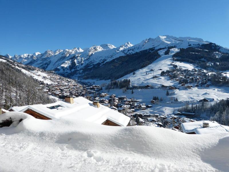 Urlaub in den Bergen 2-Zimmer-Berghütte für 4 Personen (08) - Résidence Hauts des Riffroids B - La Clusaz - Terrasse