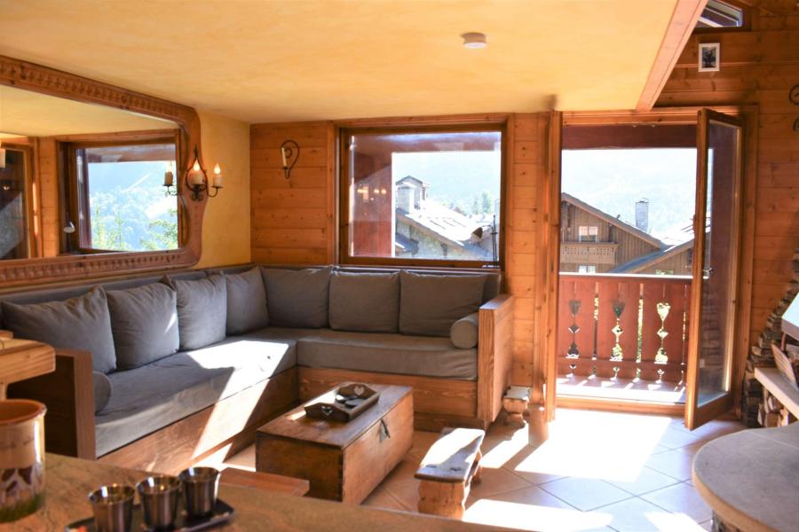 Holiday in mountain resort 3 room duplex apartment 4 people (010) - Résidence Hibou - Méribel - Living room