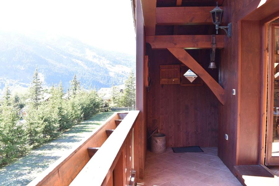 Vacaciones en montaña Apartamento dúplex 3 piezas 4 personas (010) - Résidence Hibou - Méribel - Terraza