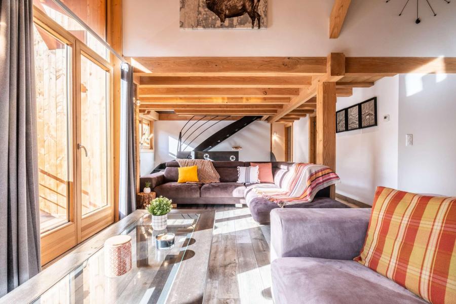 Holiday in mountain resort 6 room apartment 11 people (ETOILE) - Résidence Hirondelle - Morzine - Living room