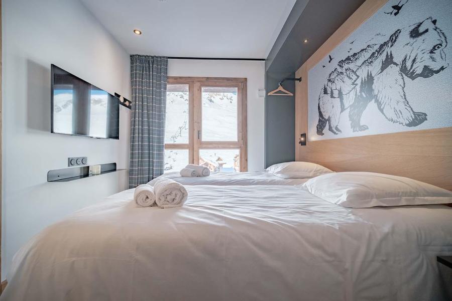 Urlaub in den Bergen 4-Zimmer-Berghütte für 8 Personen (81m²) - Résidence Hôtelière Denali - Tignes - Schlafzimmer