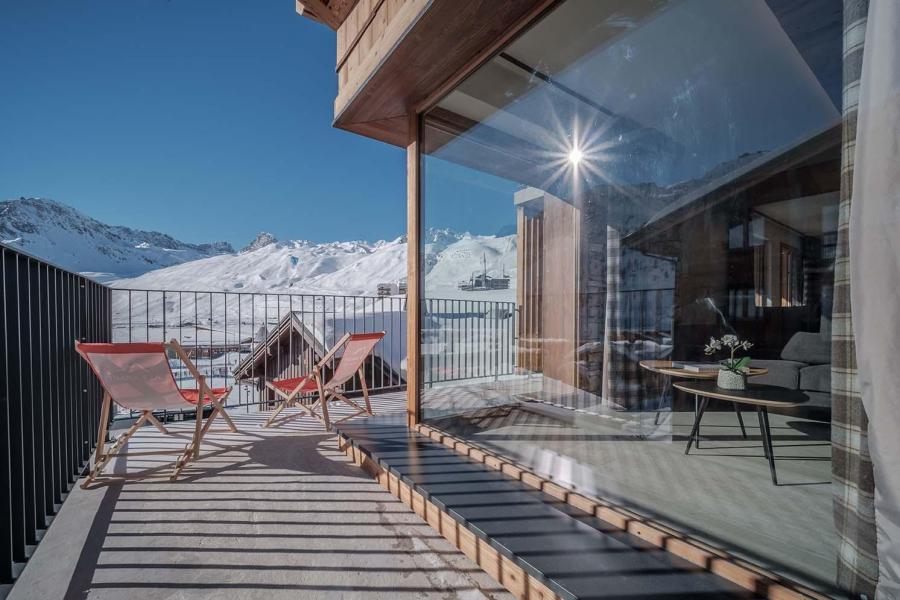 Urlaub in den Bergen 8 Zimmer Maisonettewohnung für 16 Personen (83) - Résidence Hôtelière Denali - Tignes - Balkon